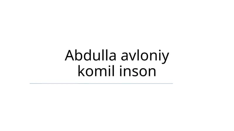 Avloniy inson