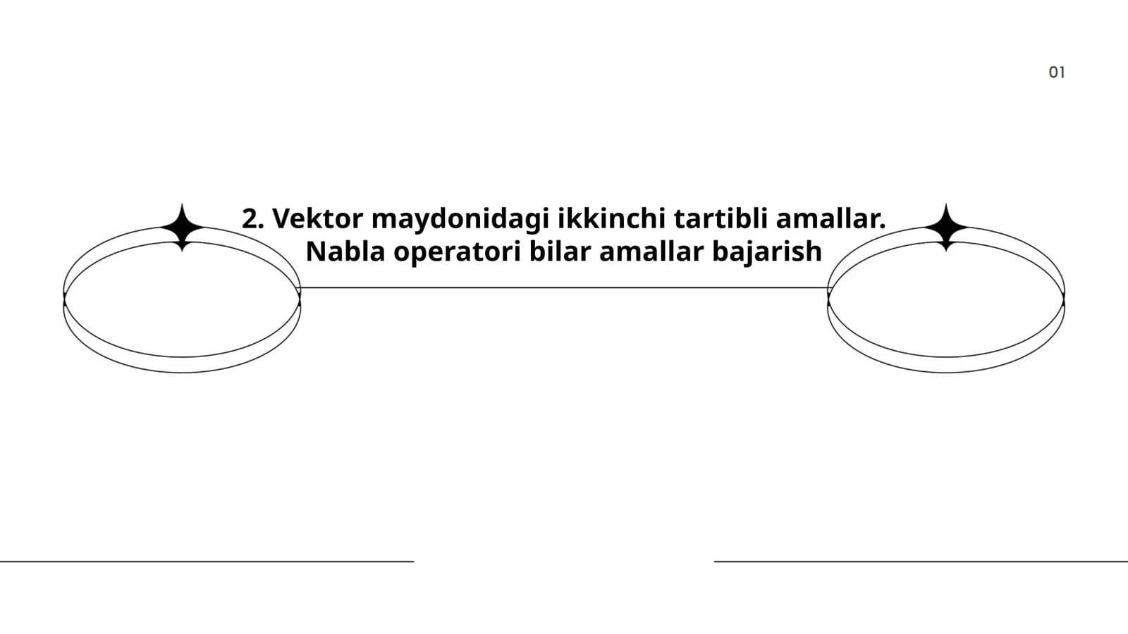 Vektor maydonidagi ikkinchi tartibli amallar