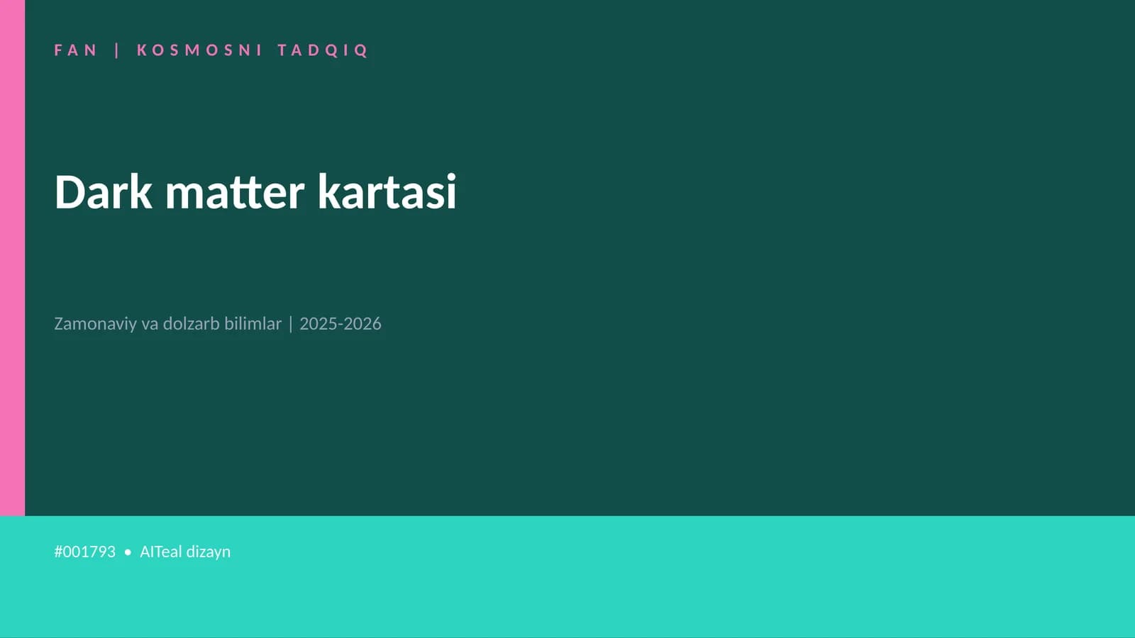 Dark matter kartasi