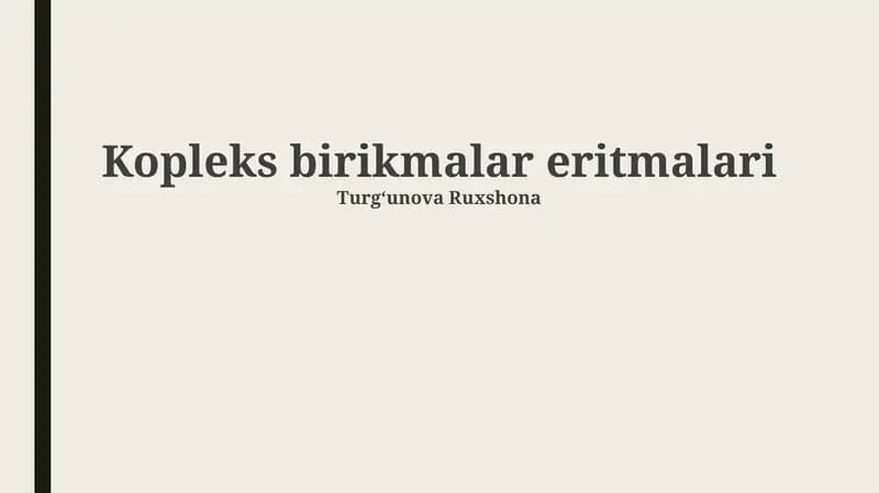 Kompleks birikmalar
