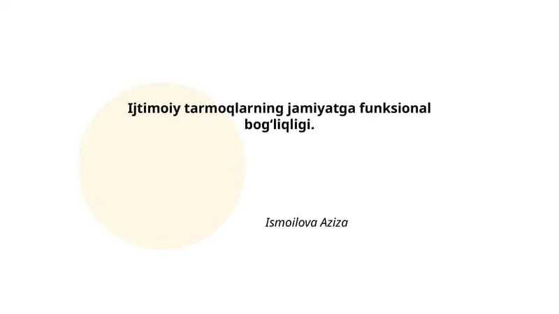 Axborot tarqatish va tezkor xabar almashish funksiyasi