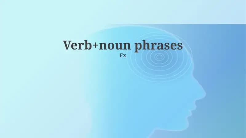 Defining Verb+Noun Phrases