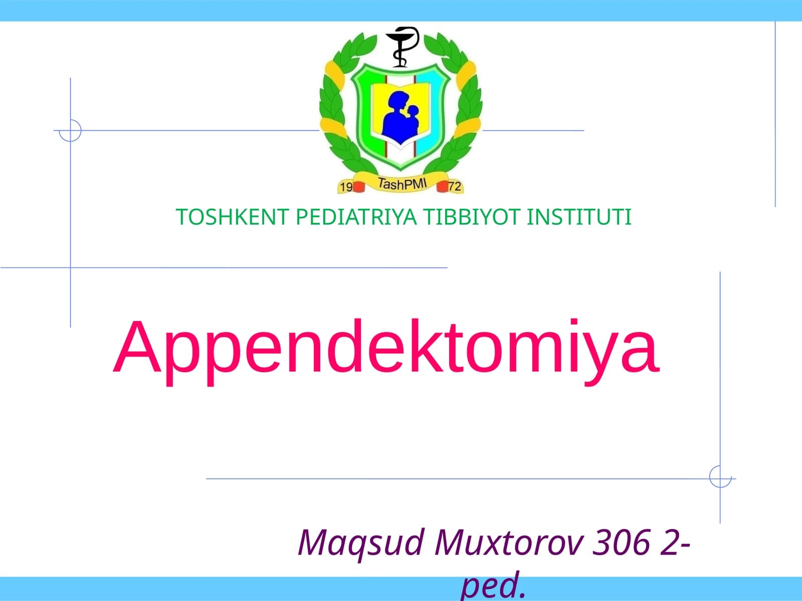 Appendektomiya