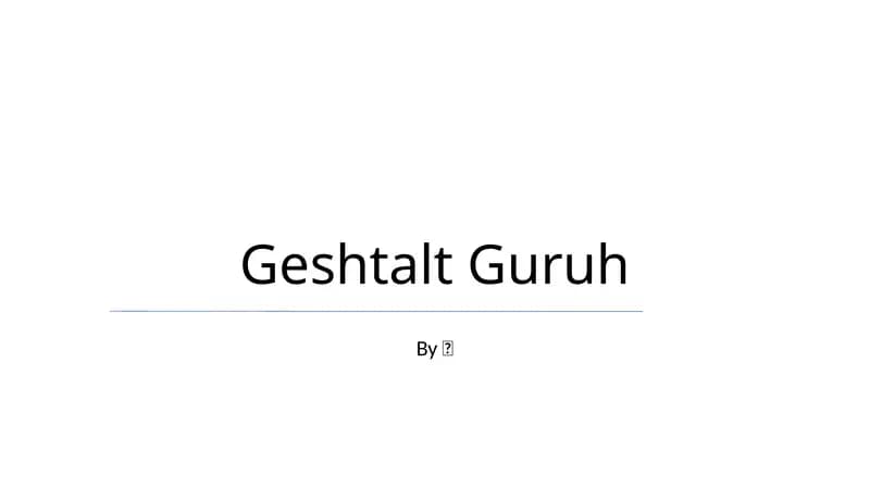 Gestalt Guruh
