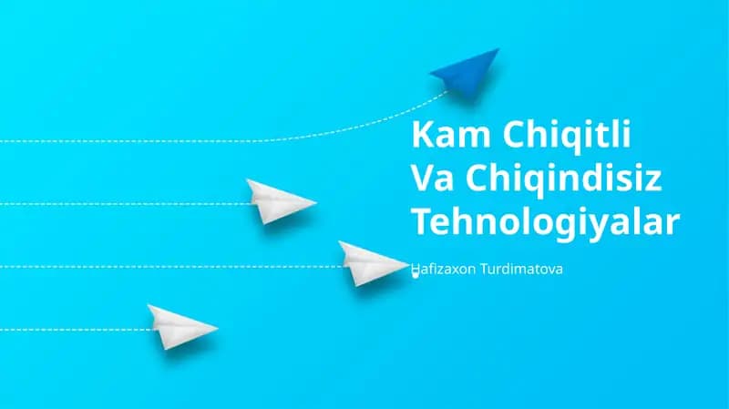 IoT va Simsiz Texnologiyalar