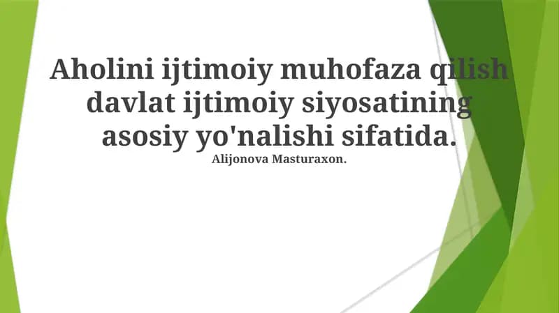 Ijtimoiy himoya tizimlari