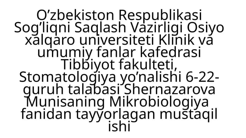 Patogen zamburug’lar laboratoriyadiagnostikasi