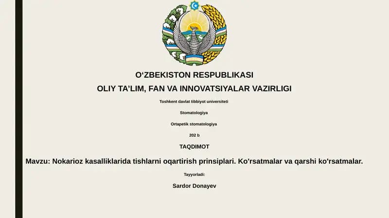 Ortapetik stomatologiya