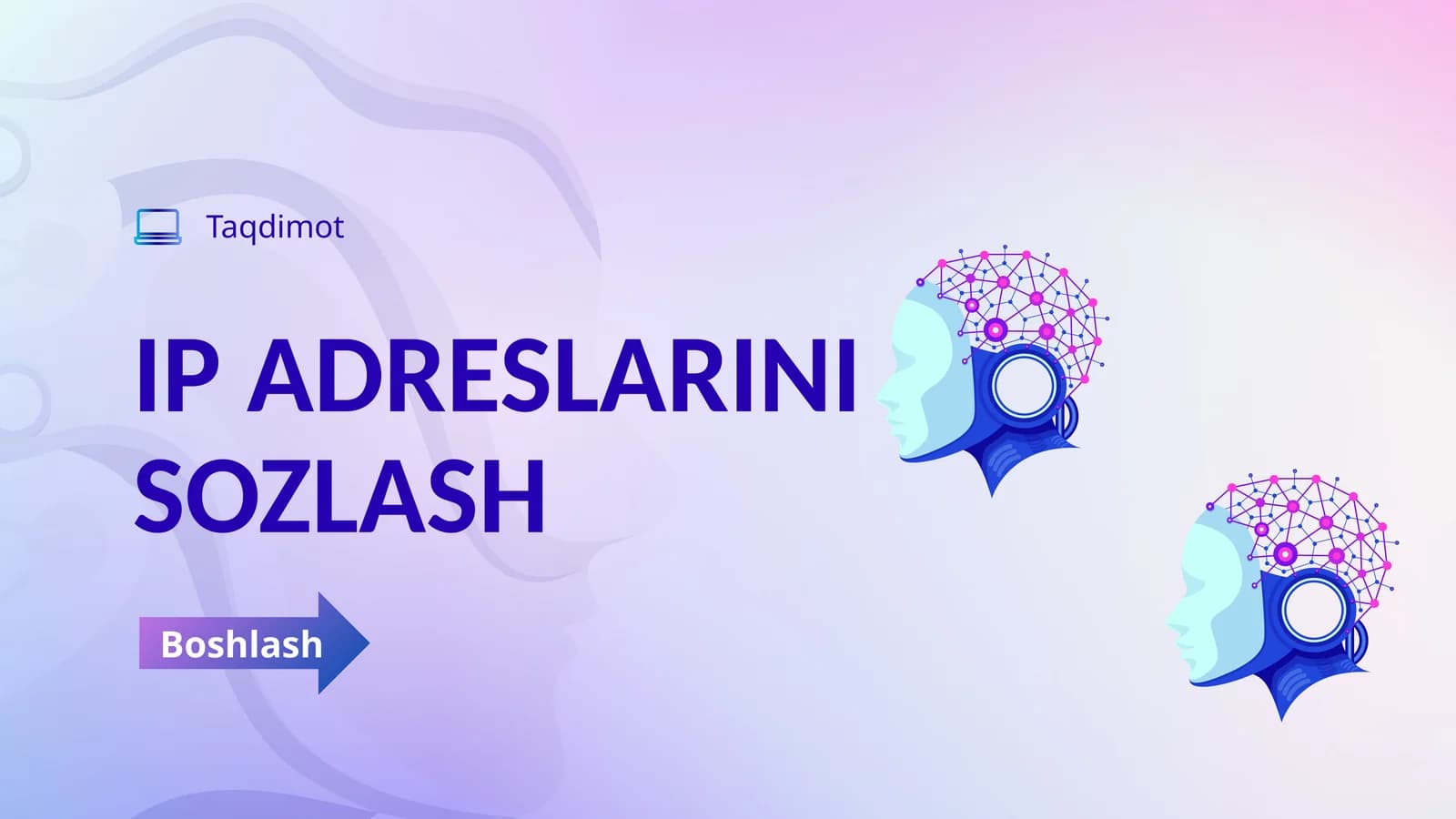 Ip adreslarni sozlash