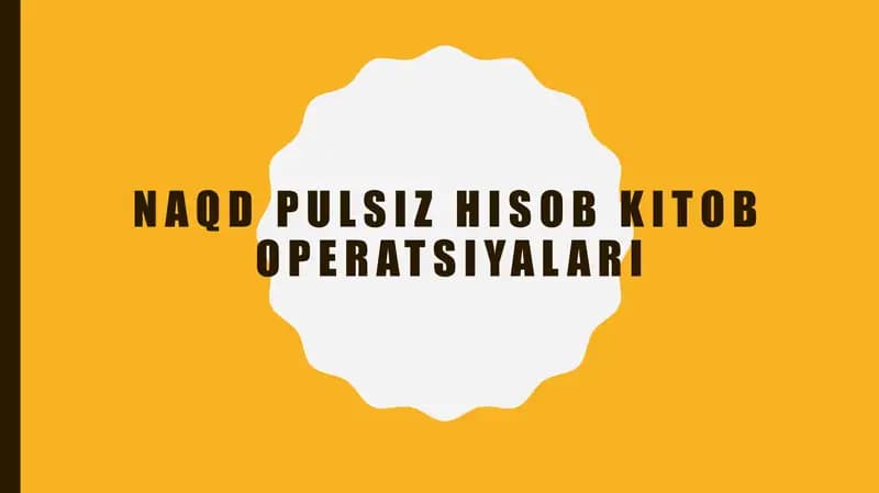 Naqdpulsizhisobkitoboperatsiyalari