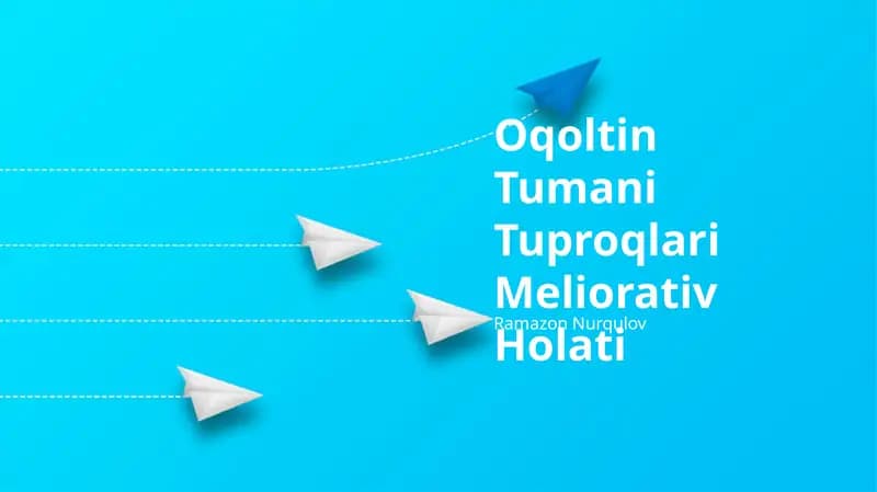 Oqoltin Tumani Tuproqlari Meliorativ Holati