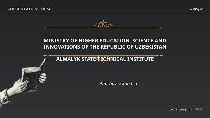 History and establishment of Almalyk State Technical Institute