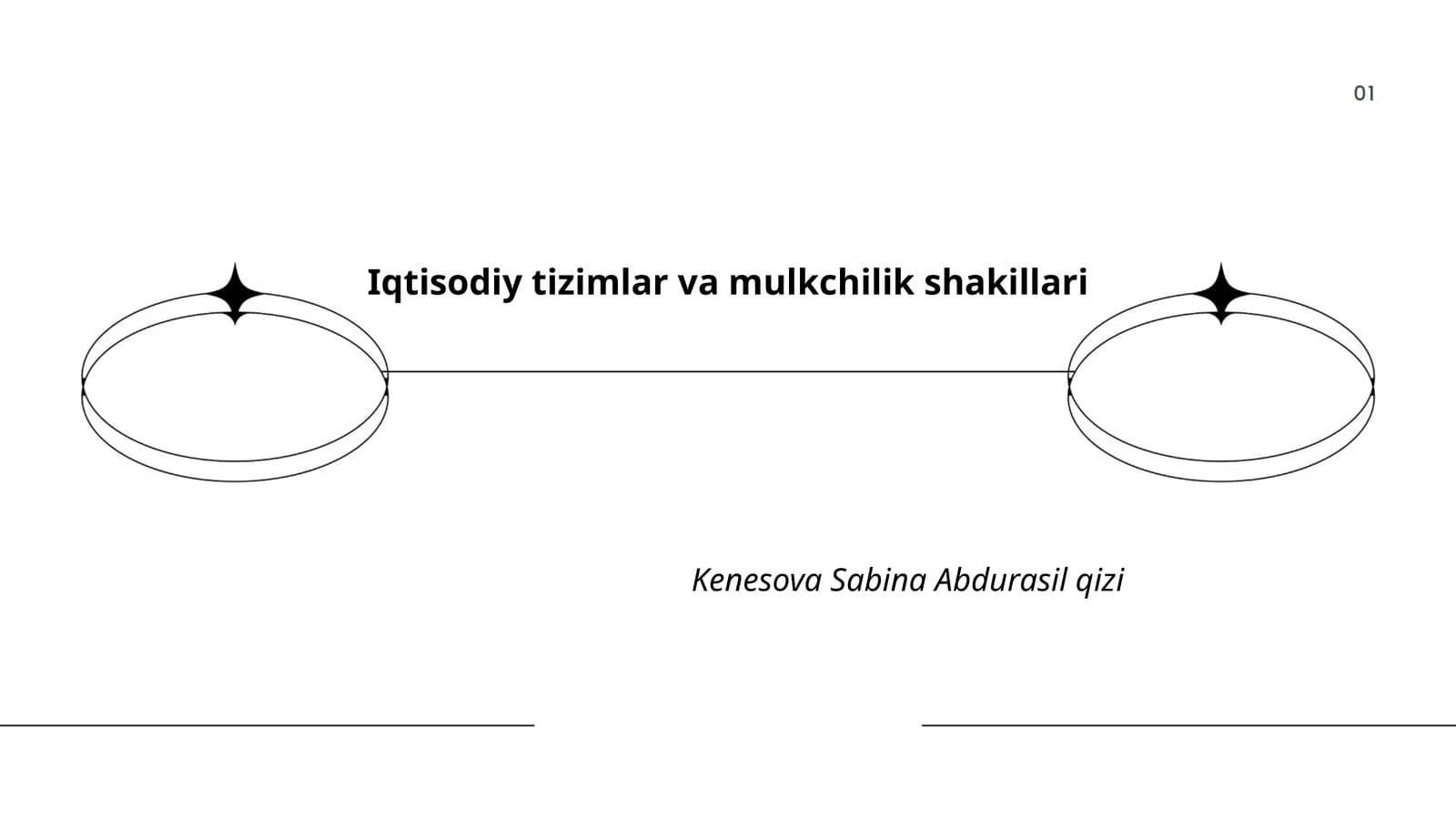 Iqtisodiy tizimlar va mulkchilik shakillari