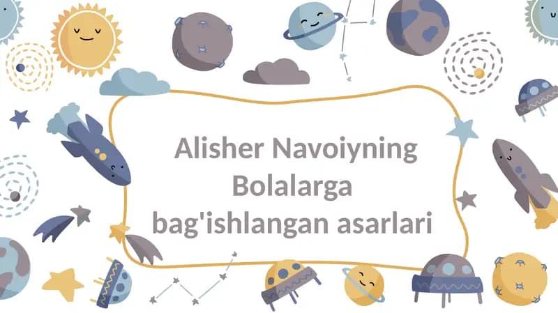 Ppt Alisher Navoiy