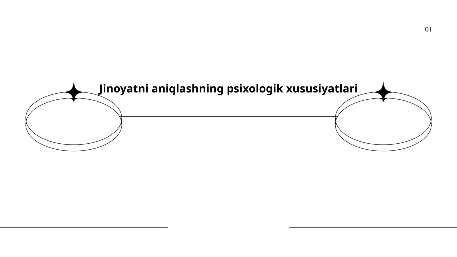 Jinoyatni aniqlashning psixologik xususiyatlari