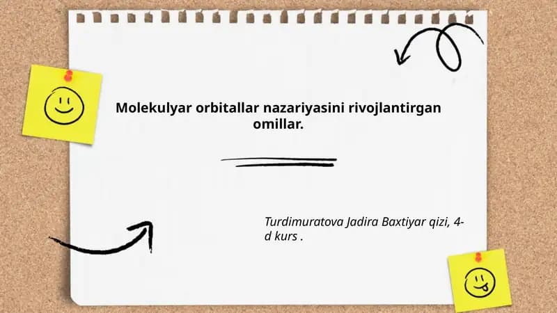 Molekulyar orbitallar nazariyasi