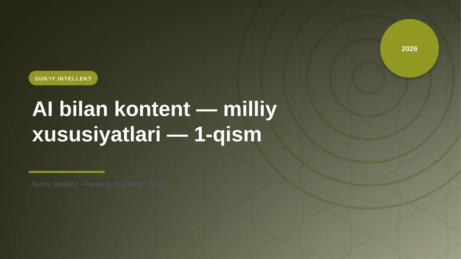 Sun'Iy INTELLEKT