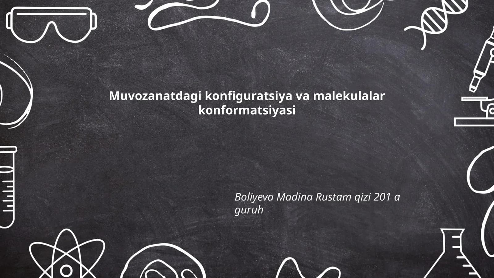 Molekulalar konfiguratsiyasi