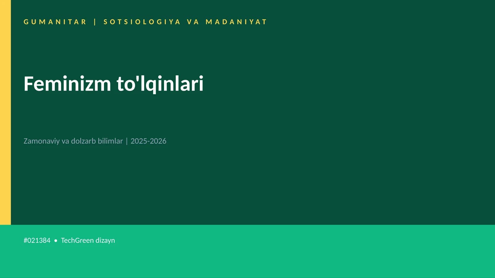 Feminizm to'lqinlari