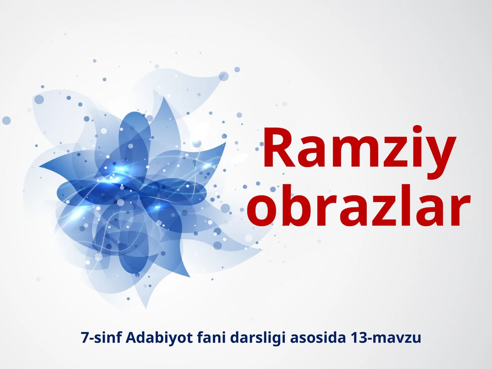 7-sinf Rаmziy obrаzlаr