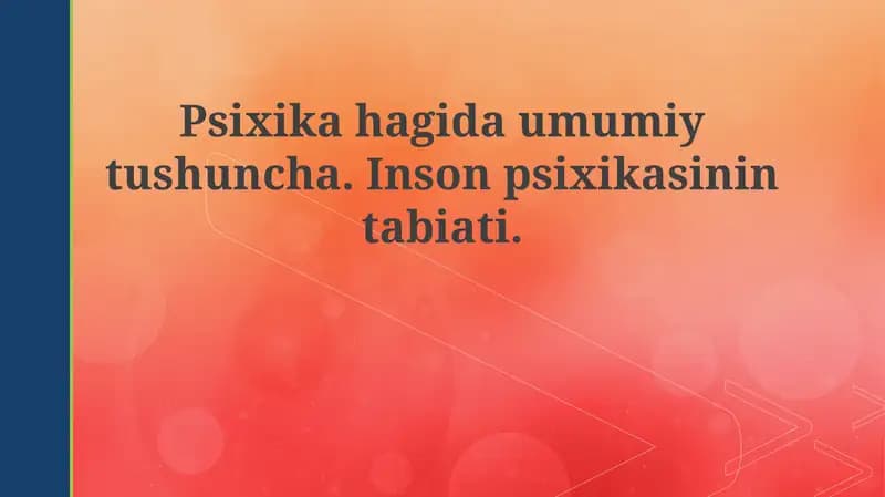 Psixologiya