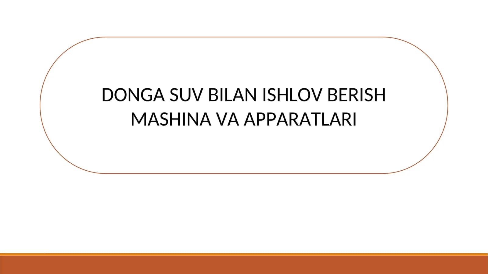 DONGA SUV BILAN ISHLOV BERISH MASHINA VA APPARATLARI