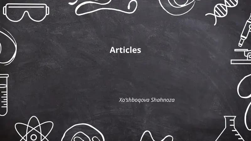 Articles