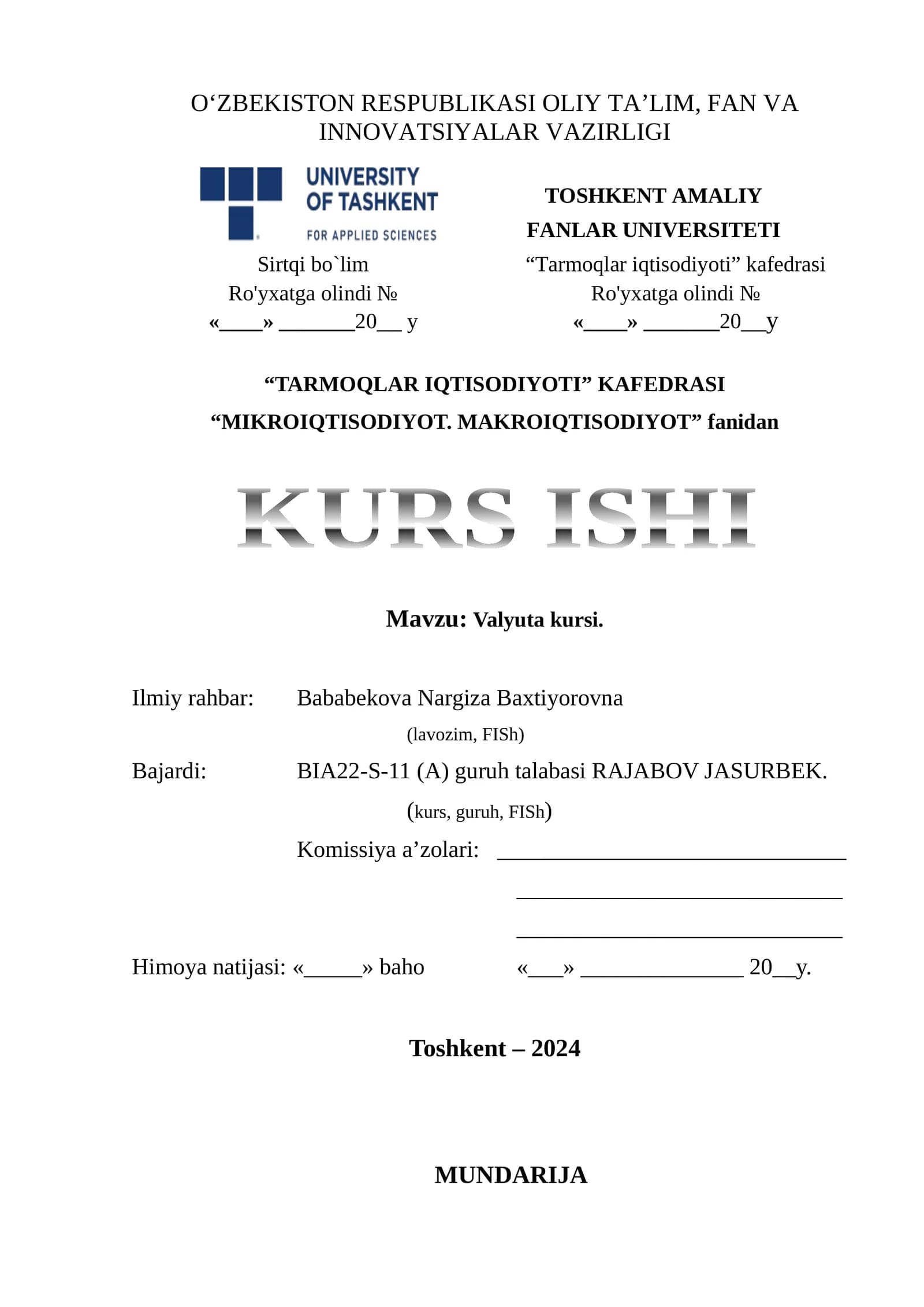 Valyuta kursi