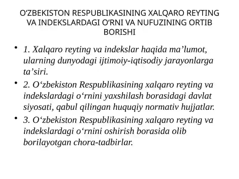 Xalqaroreyting va indekslar