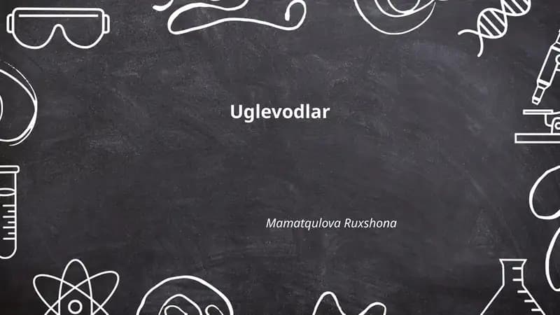 Uglevodlar