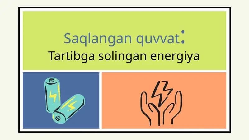 Energiya nima?