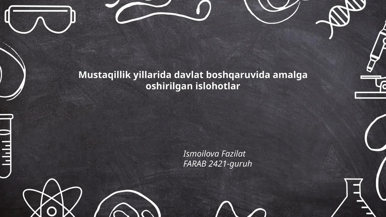 Iqtisodiy Islohotlar