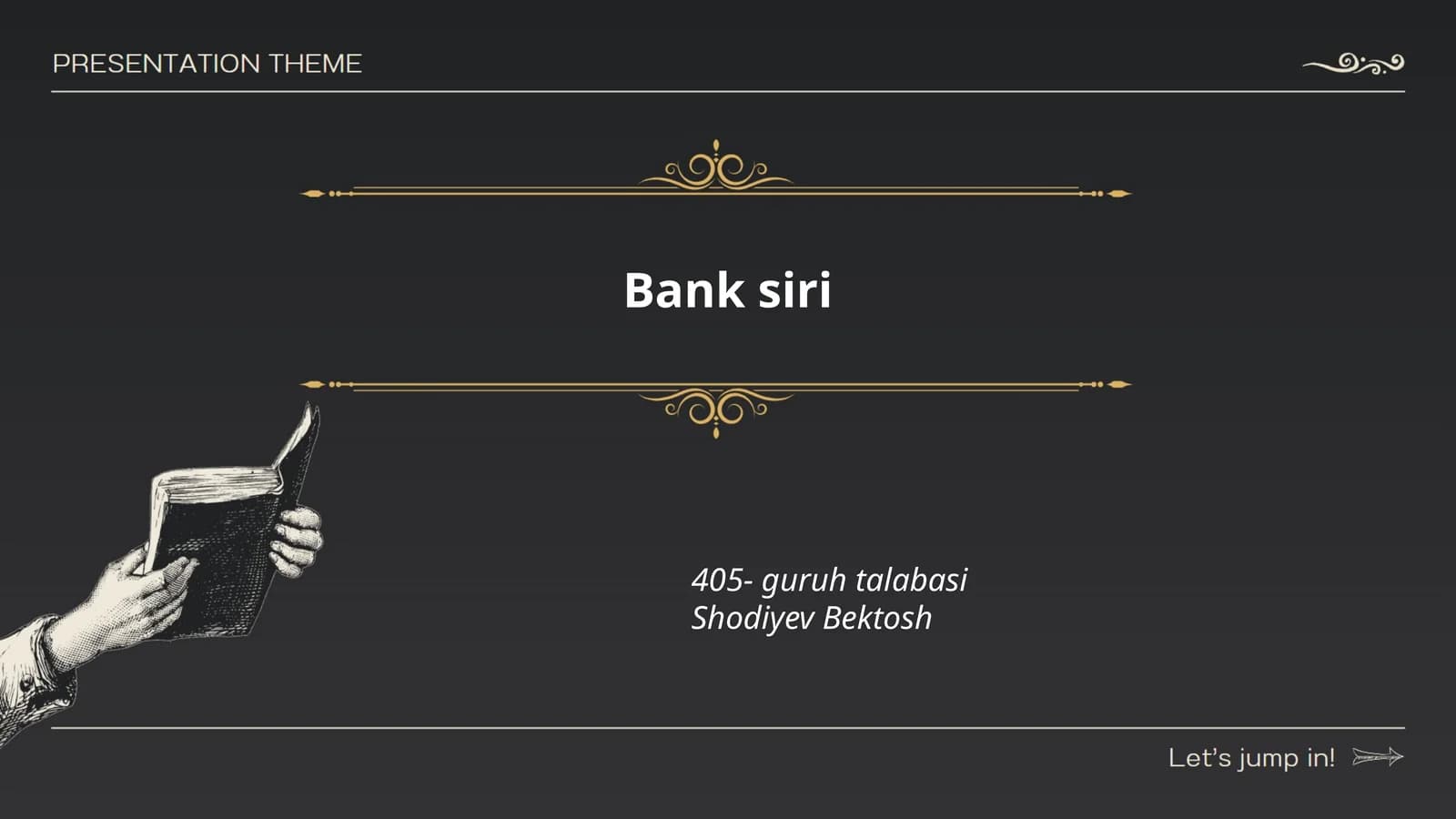 Bank xizmatlari