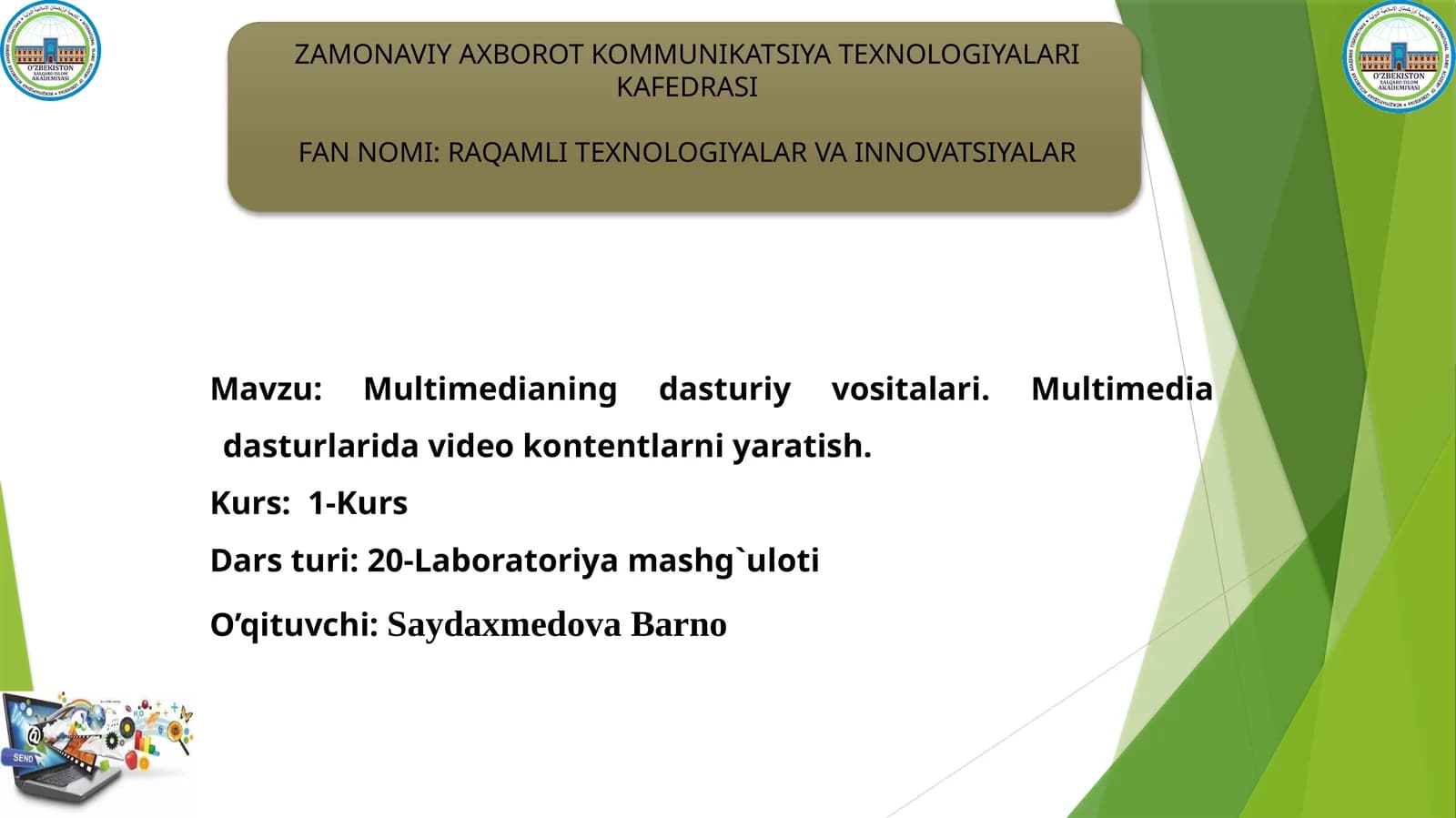 Multimеdia dasturiy vositalari