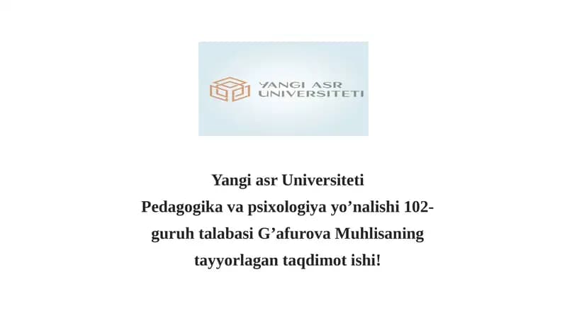O'quvchilarning darsdan tashqari faoliyatini tashkil qilish...!!!.