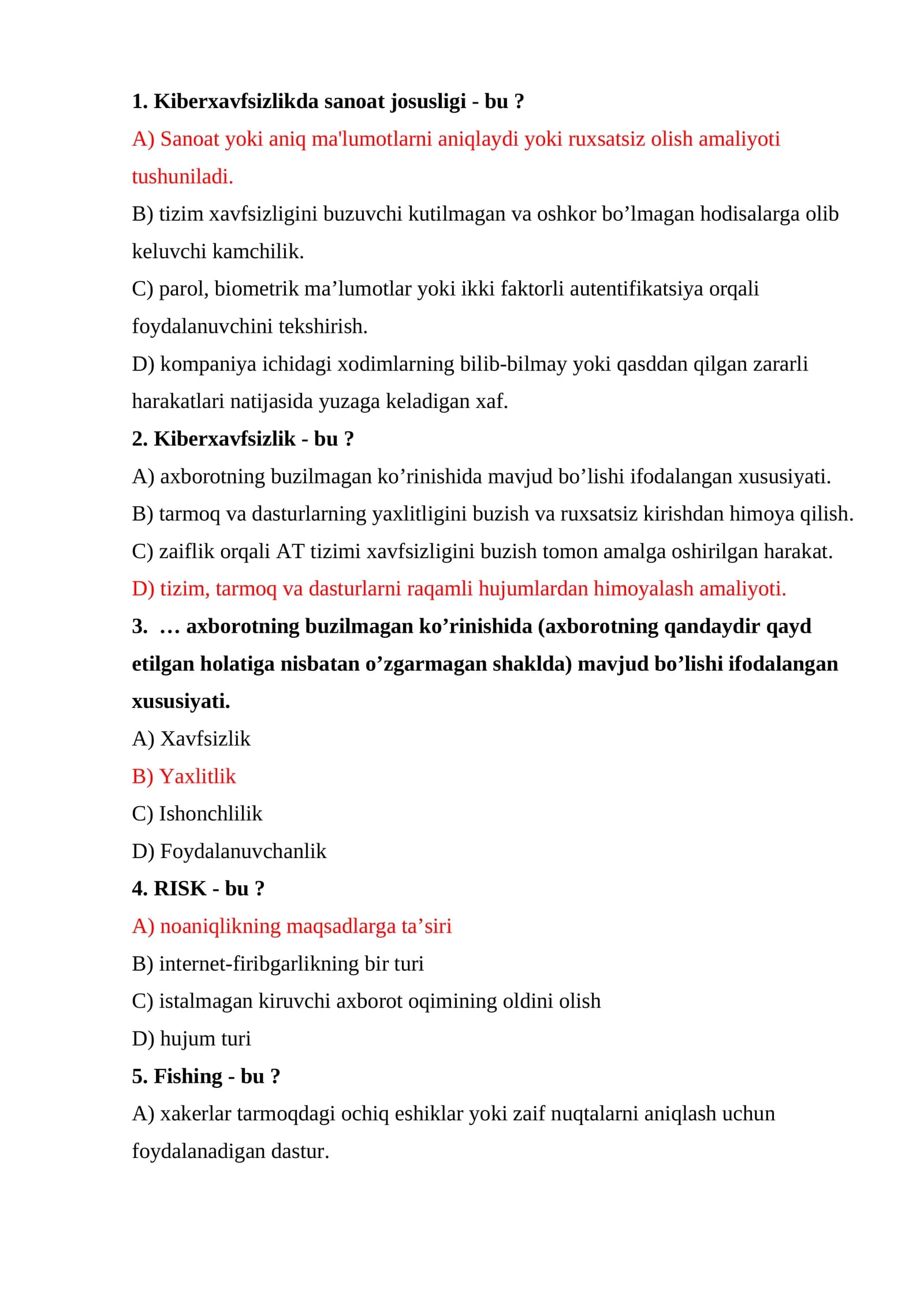 Kiberxavfsizlikda sanoat josusligi