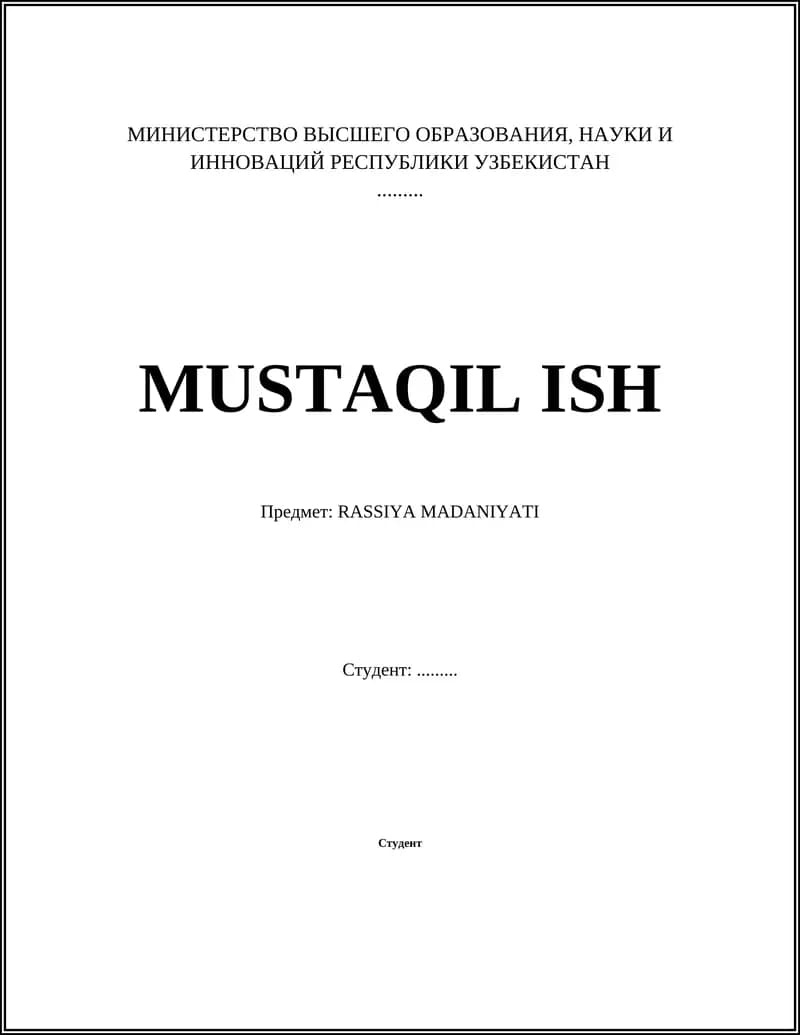 RASSIYA MADANIYATI