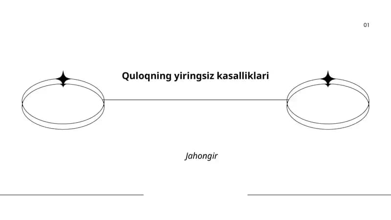 Quloqning yiringsiz kasalliklari