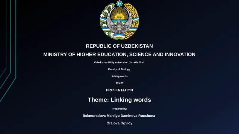 Linking words