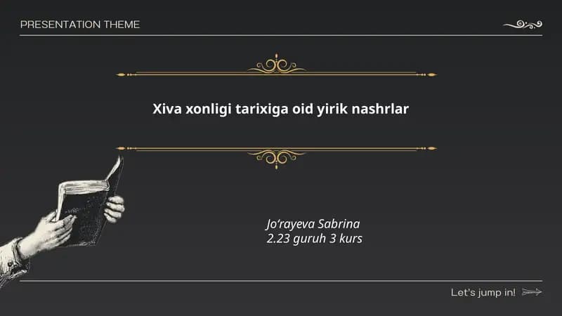 Xiva xonligi tarixiga oid yirik nashrlar