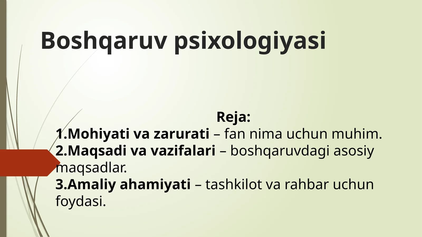 Boshqaruvpsixologiyasi