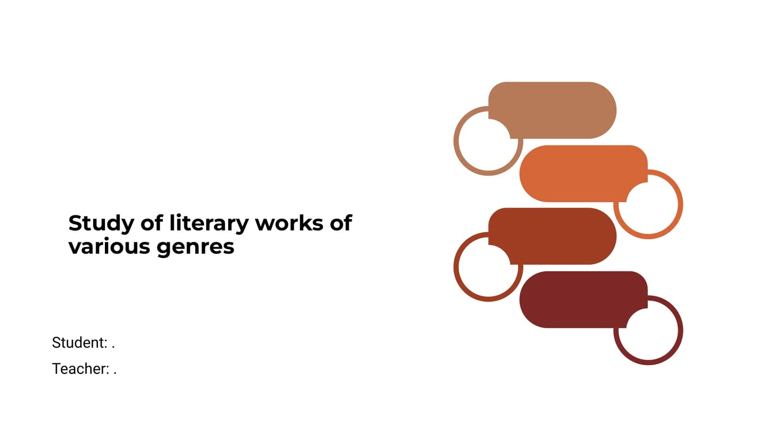 Study of Literary Works of Various Genres