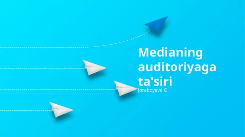 Medianing auditoriyaga ta'siri