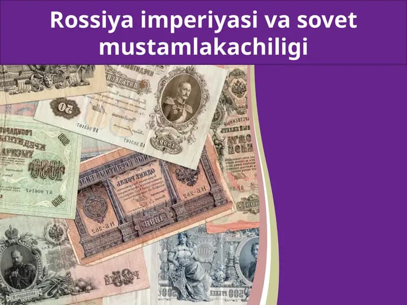Rossiya imperiyasi va sovet mustamlakasi.