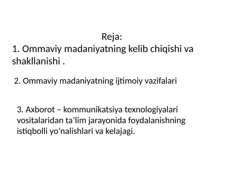 Ommaviy madaniyat