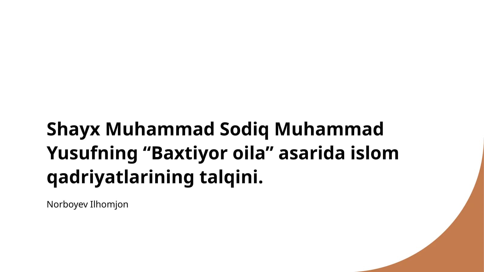 Baxtiyor oila