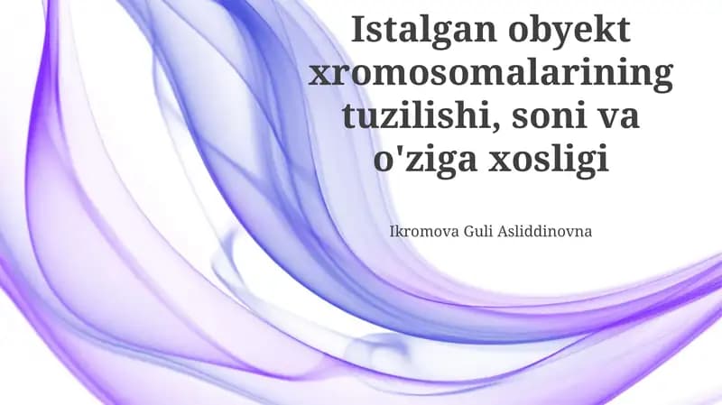 Xromosomalar anomaliyalari