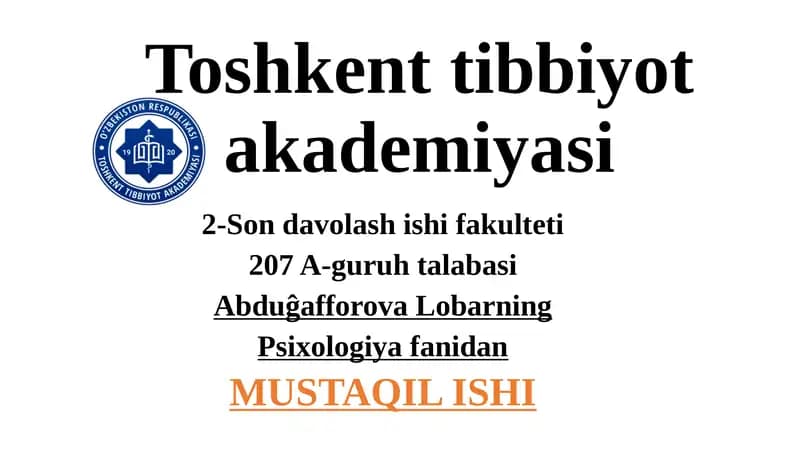 Psixologiya maktablari