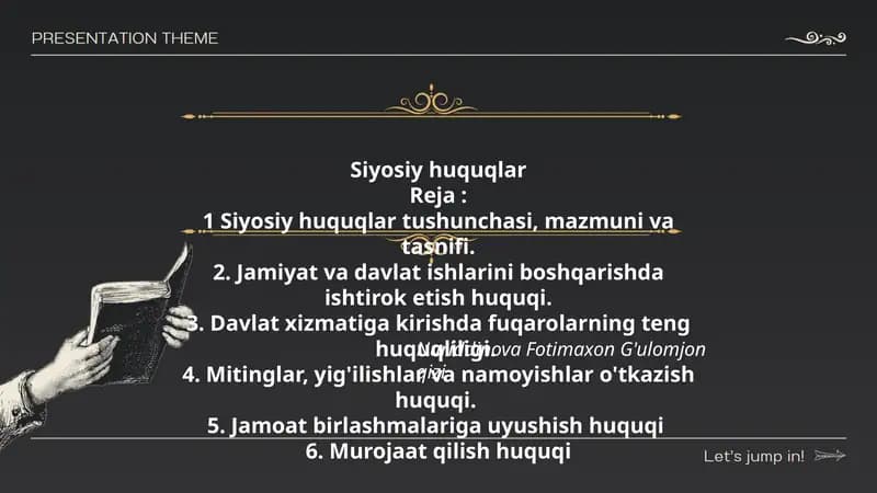Siyosiy huquqlar