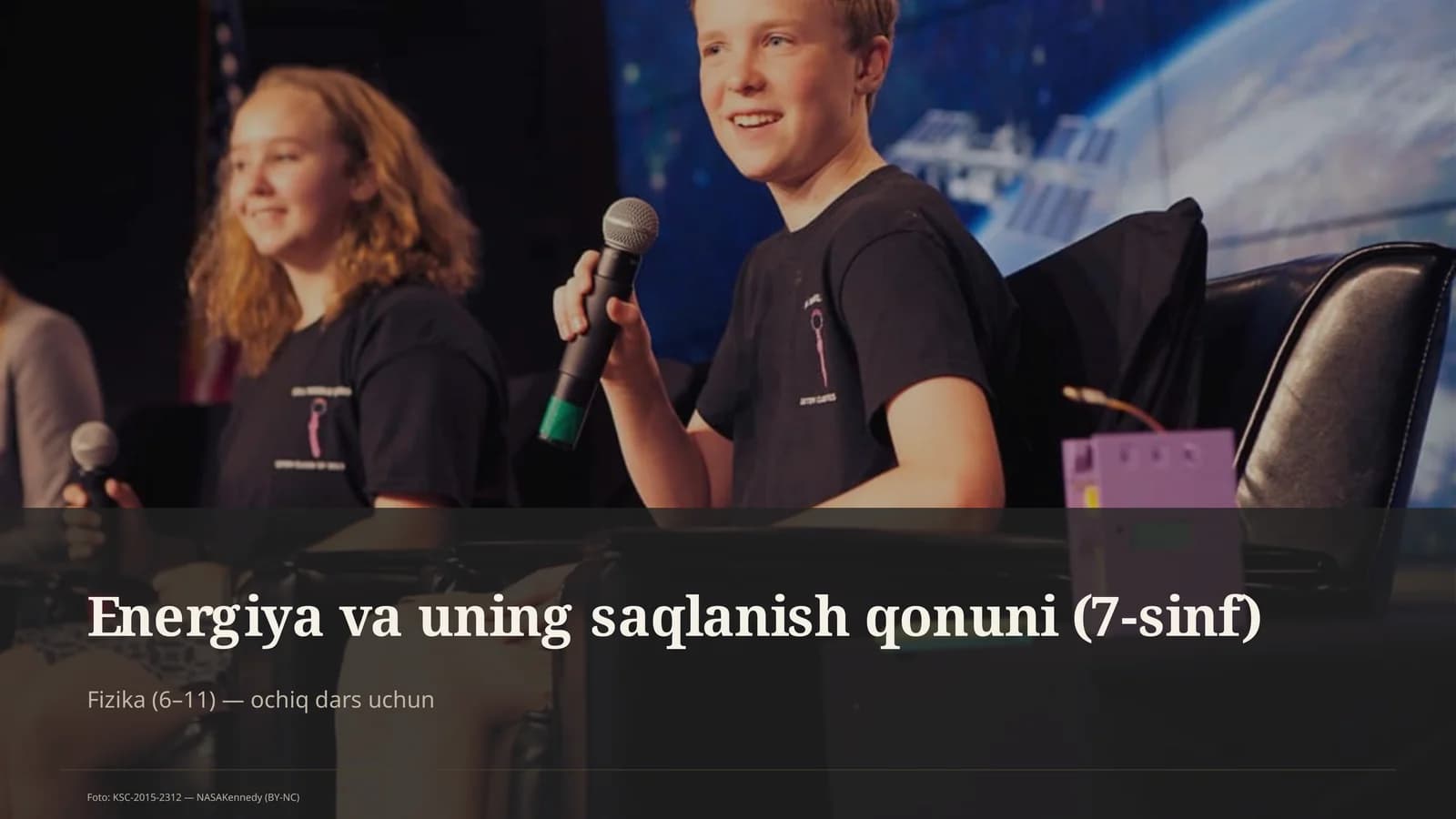 Energiya va uning saqlanish qonuni (7-sinf)